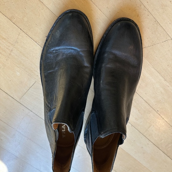 TRASK Chelsea black leather ankle boot, 7.5, CB2464 - Picture 2 of 7